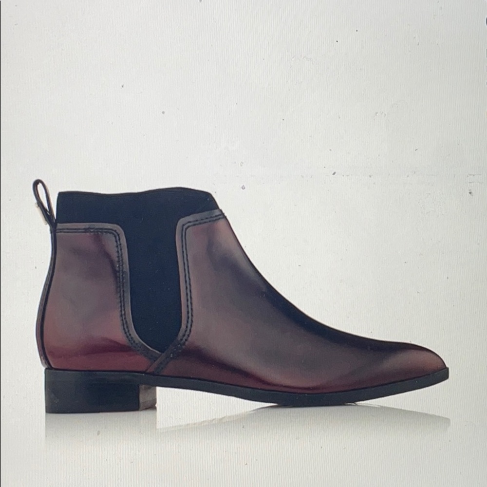 Ted Baker dark red leather Maki Chelsea Boot